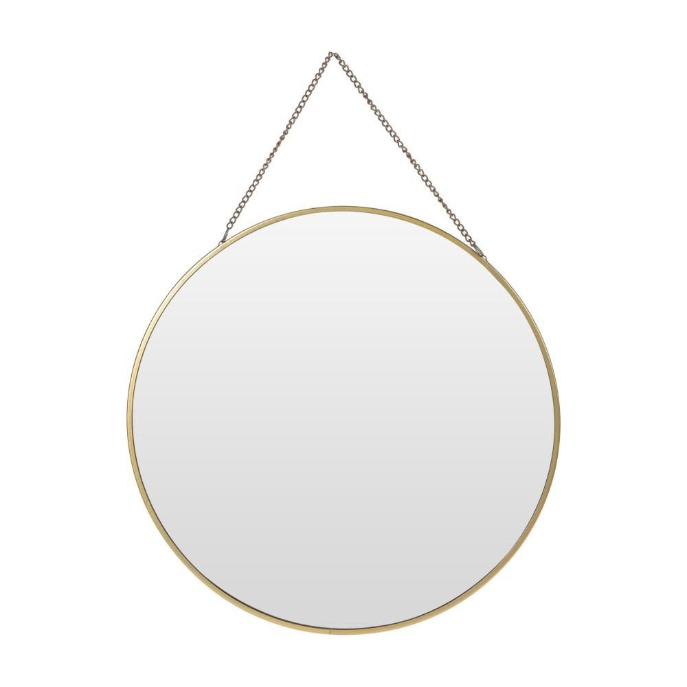 SPECCHIO METALLO ORO DIA 29CM